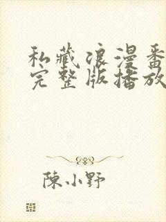 私藏浪漫番外篇完整版播放