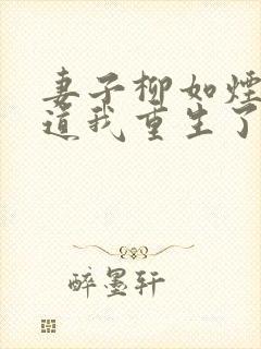 妻子柳如烟不知道我重生了