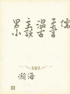 男主温柔儒雅的小说古言