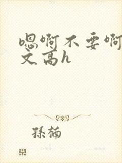 嗯啊不要啊男男文高h