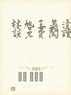 林旭王晏清的小说免费阅读