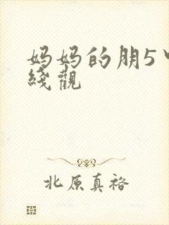 妈妈的朋5中字线观