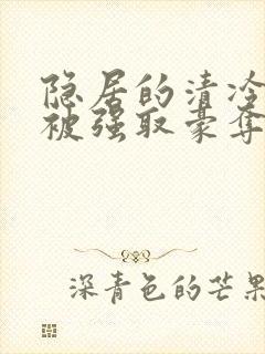 隐居的清冷美人被强取豪夺后小说