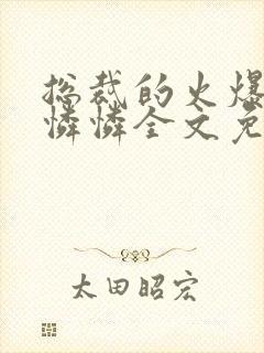 总裁的火爆女友怜怜全文免费阅读封面