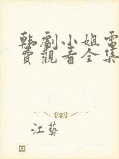 韩剧小姐电影免费观看全集高清