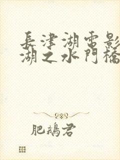 长津湖电影长津湖之水门桥封面