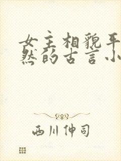 女主相貌平凡淡然的古言小说