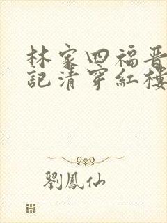 林家四福晋升职记清穿红楼封面