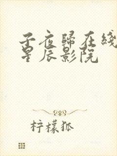 子夜归在线观看星辰影院