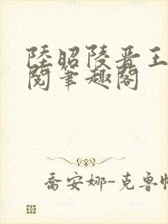 陆昭陵晋王周时阅笔趣阁