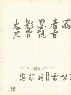 火影忍者国语版免费观看