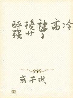 醉后被高冷哥哥强艹了