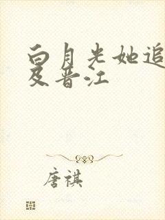 白月光她追悔莫及晋江