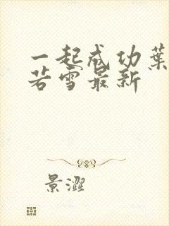 一起成功叶凡唐若雪最新