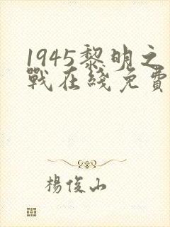 1945黎明之战在线免费观看封面