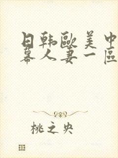 日韩欧美中文字幕人妻一区二区封面