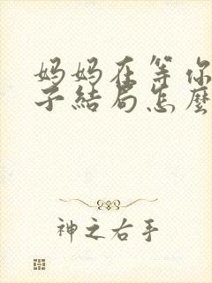 妈妈在等你大儿子结局怎么样