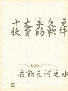 十大永久免费不收费的软件app