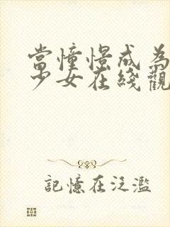 当憧憬成为魔法少女在线观看封面