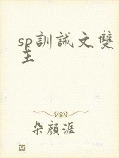 sp训诫文双男主