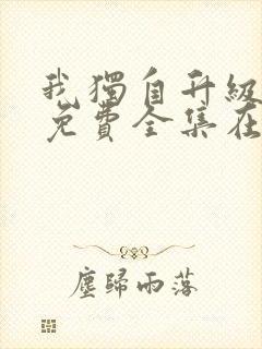 我独自升级漫画免费全集在线看