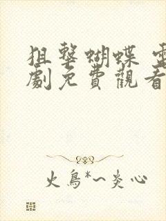 狙击蝴蝶 电视剧免费观看封面