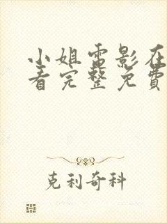 小姐电影在线观看完整免费高清