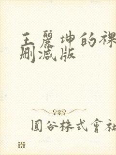 王丽坤的裸戏无删减版封面