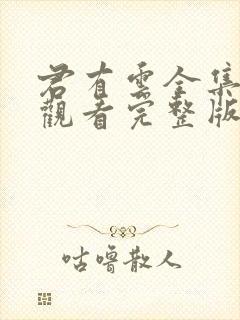 君有云全集免费观看完整版