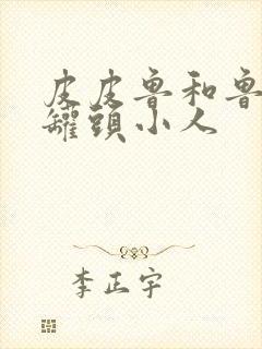 皮皮鲁和鲁西西罐头小人封面