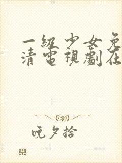 一级少女免费高清电视剧在线观看