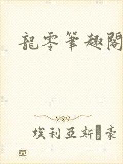 龙零笔趣阁封面