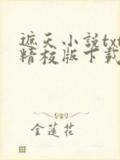 遮天小说txt精校版下载