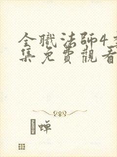 全职法师4季全集免费观看