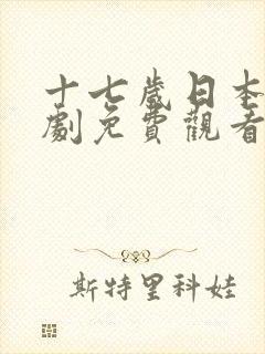 十七岁日本电视剧免费观看