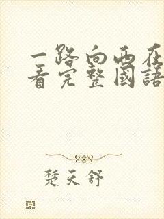 一路向西在线观看完整国语版免费