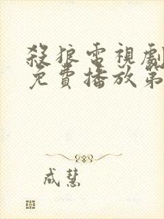 杀狼电视剧全集免费播放第30集在线观看