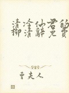 清冷仙君的堕落柳清辞免费阅读