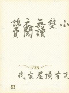 锦衣无双小说免费阅读