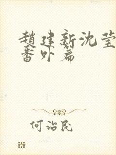 赵建新沈莹赖俊番外篇