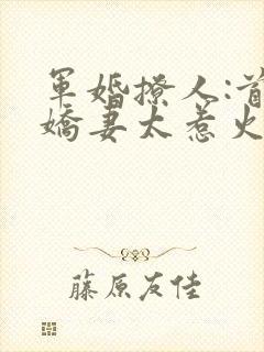 军婚撩人:首长娇妻太惹火免费阅读