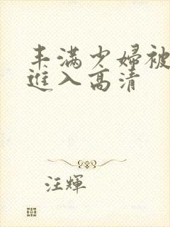 丰满少妇被猛烈进入高清