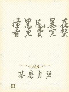 扫黑风暴在线观看免费完整版28集电视剧