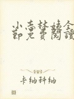 小志林姨全部章节免费阅读