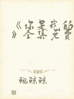 《你是我的荣耀》全集免费观看