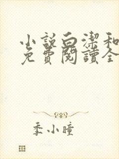 小说白洁和高义免费阅读全文封面