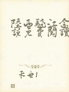 陆西骁江念知小说免费阅读最新章节