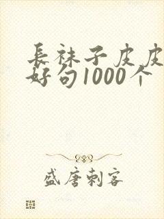 长袜子皮皮好词好句1000个