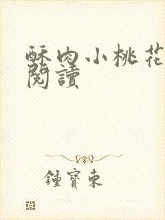 酥肉小桃花全文阅读