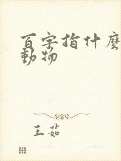 百字指什么生肖动物